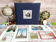 Travel Scrapbook Photo Album, Premade Travel Scrapbook Album, Travel Album