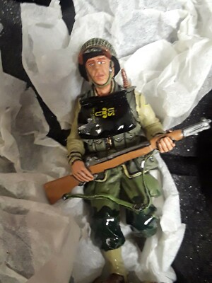 King & Country D'Day US Army Kneeling w/ Rifle & Bayonet DD186 WWII