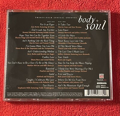 Time Life (2003) - 2 Disc CD - Set Body + Soul Duets - 24 Sensual