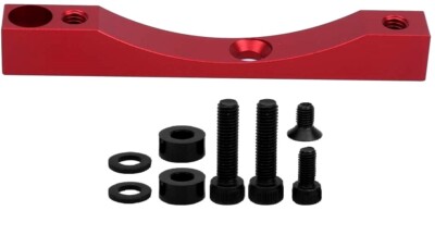 Adapter für Zoom XTECH HB100 Bremssattel und Bremsscheibe für Xiaomi - ROT