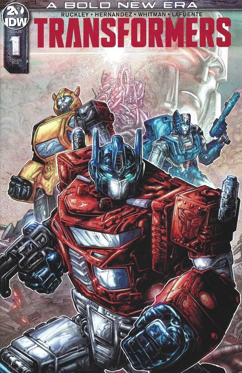 Transformers #1 1:25 Freddie Williams Variant IDW 2019 | eBay