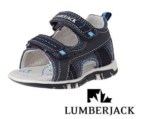 Lumberjack sandali nubuck bimbo blu - Stileo.it