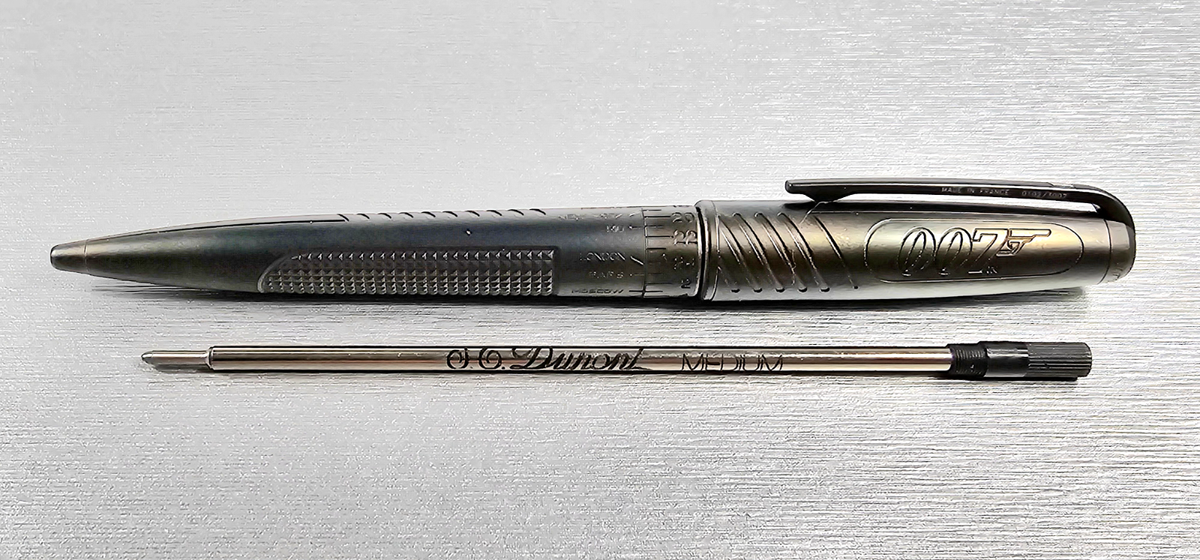 S.T. DUPONT JAMES BOND 007 7 PIECE COLLECTOR PEN & LIGHTER SET NEW