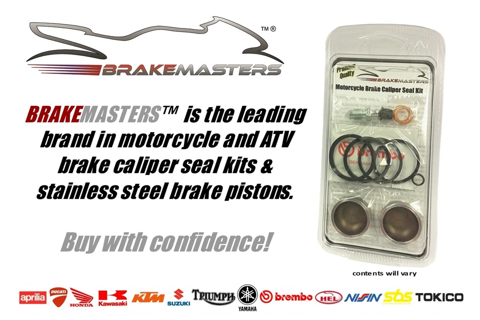 BMW F800 R front brake caliper seal repair rebuild kit 2009 2010 2011 set - Image 3 of 4