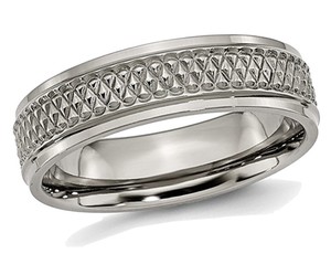 Mens 6mm Weave Titanium Wedding Band Ring with Ridge - Click1Get2 Hot Best Offers&secure=symbol0&set=par&sale=mega Discount&set=par1&price_min=200&sale=mega Discount