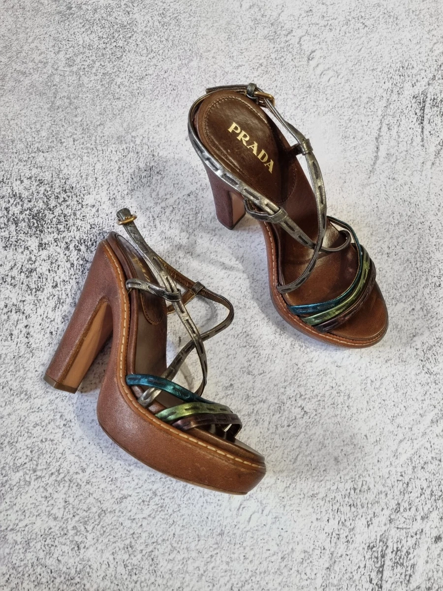PRADA Brown Straps Heels for Women for sale | eBay