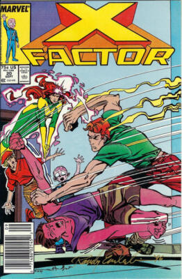X-Factor (1986) #  20 Newsstand Taped Spine (3.0-GVG) Artie Leech 1987