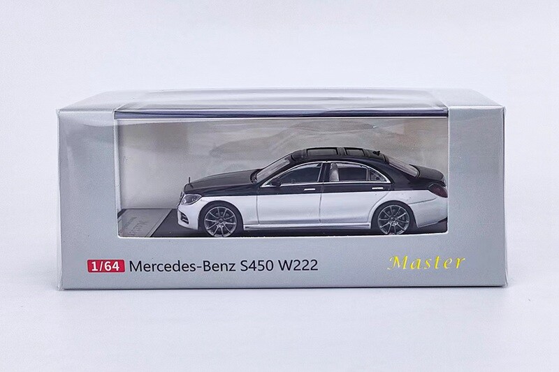 Master 1/64 S450 W222 Double Color Matching Diecast Car Model Gift
