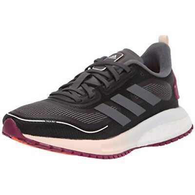 adidas Women's Supernova FV4739 Black and Berry Size 7