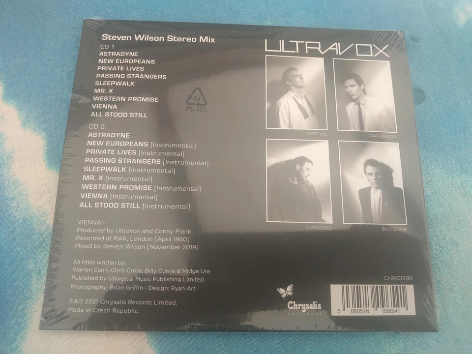ULTRAVOX RSD 2021 VIENNA 2CD STEVEN WILSON REMIXES RECORD STORE DAY# - Image 2 of 2