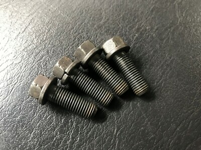 #ad 87 93 Ford Mustang Water Pump Pulley amp; Clutch Fan MOUNTING Bolts 4 Metric OEM $15.00