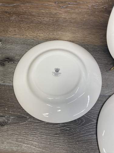 Royal Stafford FLORENCE 11” Dinner Plate Set - Iris Floral ~set Of 4 - Picture 15 of 16