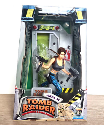 Neca Eidos Playmates Tomb Raider Lara Croft Area 51 Diorama Figur Statue NEU OVP