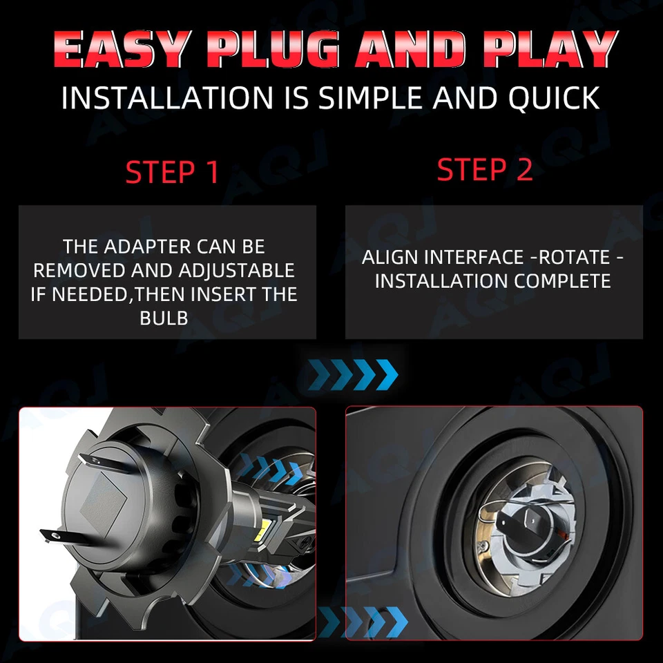 For BMW 525i 530i 540i 2001-2003 6X LED Headlight Bulbs Hi Lo Beam Fog Light Foto 3 de 4