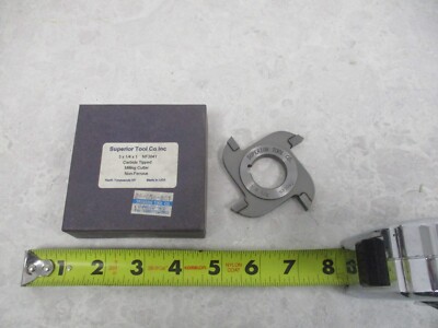 SUPERIOR TOOL CO. 3 X 1/4 X 1 CARBIDE TIPPED MILLING CUTTER, NON-FERROUS, V0275