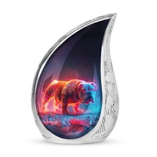 Galactic Bulldog Cremation Urn - Funeral Urn For Ashes - Urn For Ashes For Women