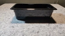 NEW Cambro Camwear 1/3 Size Black Food Pan - 4" Deep T48 Restaurant Hotel 