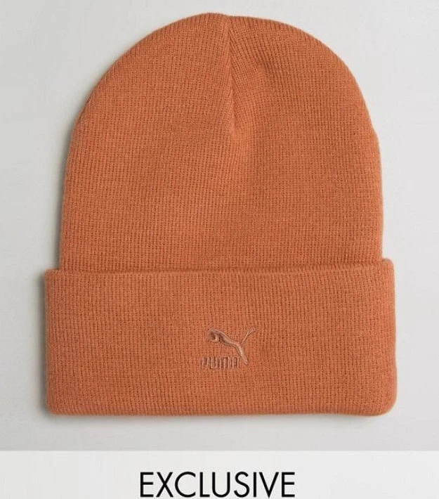Bonnet Puma EXCLUSIF Archive Orange Cuivre UNISEXE Mode Hiver. VENTE neuve !