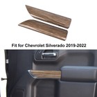 2️Front Door Handle Panel Decor Guard Trim Cover Kit For Chevy Silverado 2019-22