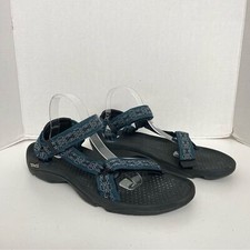 Teva Sandals Hurricane Adjustable Water Friendly Travel Hiking Beach Blue Black