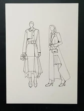 fashion illustration - Original Sketch