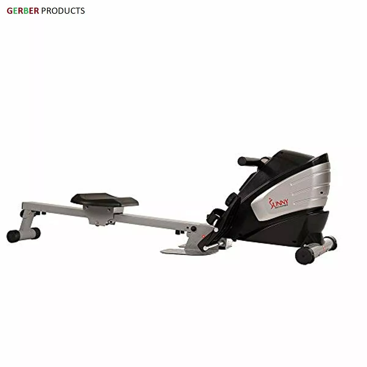 Sunny Health and Fitness Unisex s Dual Function Magnetic Rowing