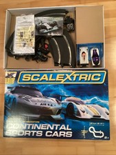SCALEXTRIC  CONTINENTAL SPORTS CARS SET +EXTRA TRACK -EXCELLENT- C1319