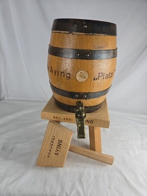Rare Platzl Munchen Munich German Wood Beer Keg Barrel