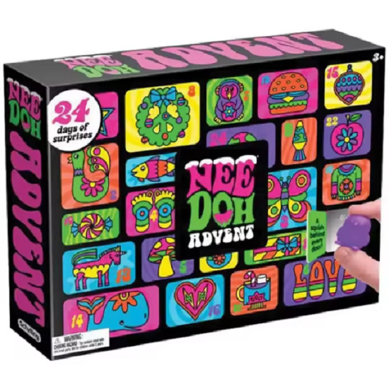 KK Surprise Blind Box NeeDoh Advent Calendar 24-Day Countdown Gift Party Toy