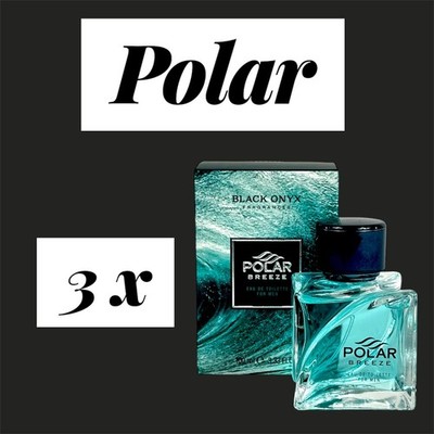 3 x Herren Parfum 100ml - Polar Breeze  - Black Onyx