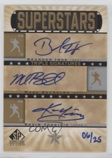 2012 SP Signature Edition 6/25 Brandon Inge Mark Reynolds #SU3-AL-3B Auto q3x