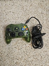 Original Xbox Controller Wired Halo Green S-Type Tested