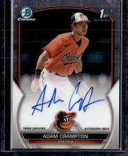 2023 Bowman #CPA-CAN Adam Crampton Chrome Prospects Autographs Refractors #/499