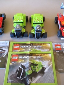 7 Lego Tiny Turbo Racers 7802 8193 8195 8302 8304