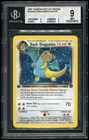 2000 Pokemon Team Rocket 1st Edition #5 Dark Dragonite Holo R BGS 9 *SWIRL*