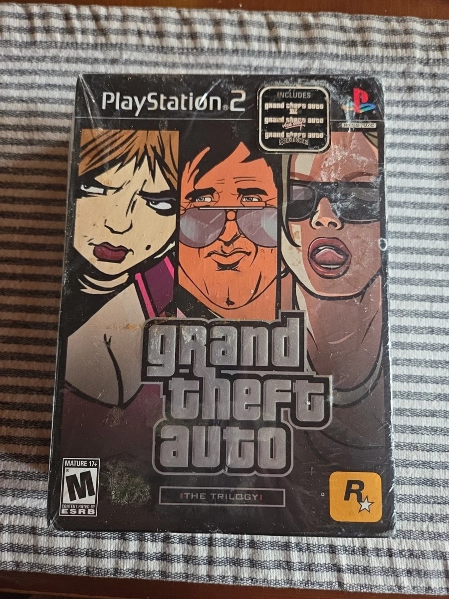 Grand Theft Auto: The Trilogy – PS2 – Complet PAL – Très Bon état – Rockstar Games