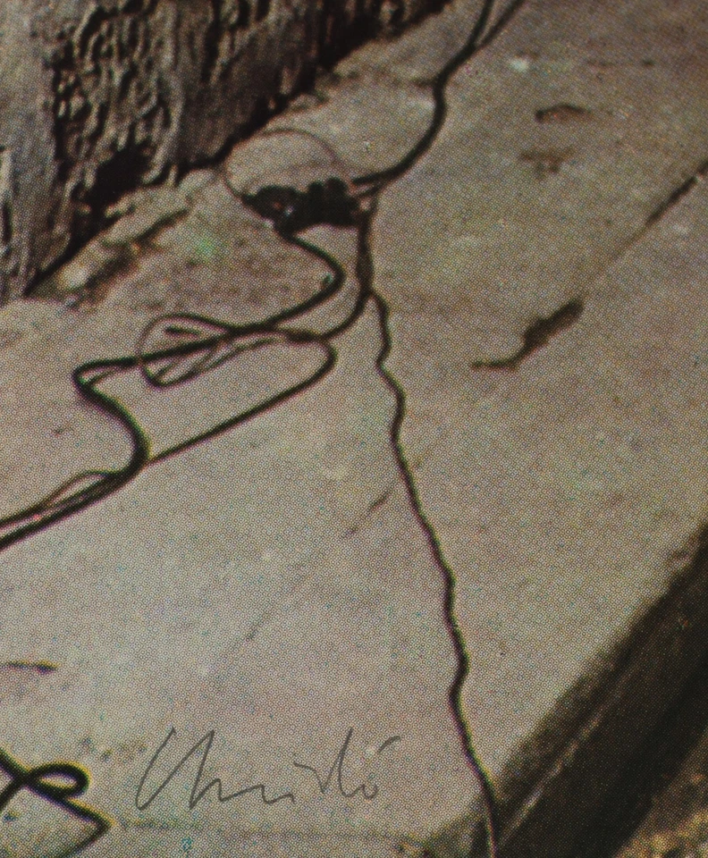 Christo, Original-Farbserigrafie, signiert und nummeriert. - Bild 2 von 3