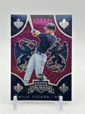 2019 PANINI CHRONICLES CRUSADE KYLE TUCKER #5 PURPLE MOJO 22/75 ASTROS