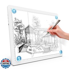 Heanolier A4 LED Copy Board Light Tracing Box,Super Bright Magnetic Light Tab
