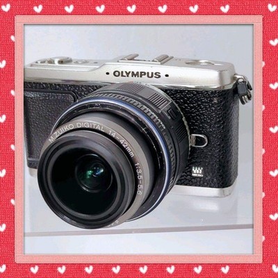 Olympus PEN E P1 Spiegellose Kamera Objektiv Kit Classic Design Digital #262