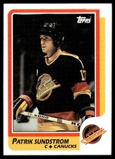 1986-87 Topps Patrik Sundstrom Vancouver Canucks #156