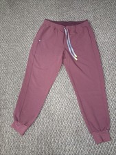 FIGS Women Mari Jogger Scrub Pants Size Large W22SW2009 Mauve