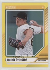 2024 Panini Donruss Yellow Flood Quinn Priester #78 0hk3