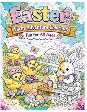 Easter Farm Adventure: Coloring For All Ages