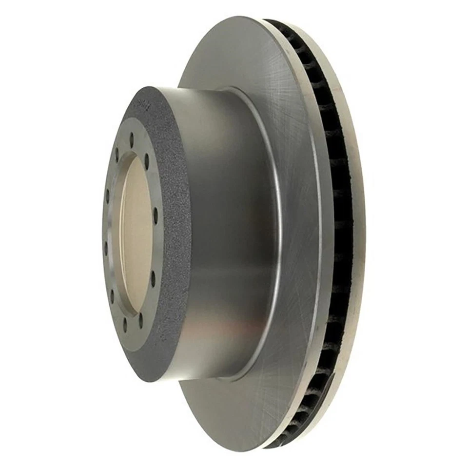 Rotores de freio dianteiro + pastilhas de freio metálicas e ferragens para 2006-2007 Ford LCF - Imagem 3 de 4