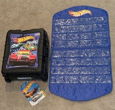 LOT 2022 Hot Wheels 110 Car Carry Case 1:64 Wheels Handle, Hanging Holder, etc