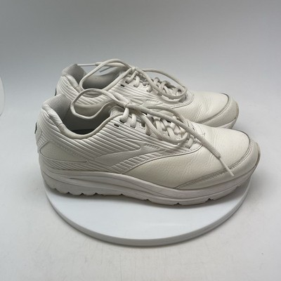 Brooks Sneakers Womens 9.5 2A Addiction Walker 2 1203072A142 White Casual Shoes