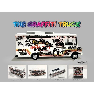 American Diorama - Food Truck - Graffiti Style - AD-70102 - 1:64