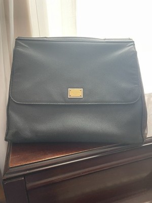 Dolce & Gabbana Miss Sicily Bag Navy And Brown