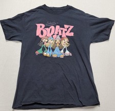 Women's Bratz Graphic Print T-shirt Black Size Medium